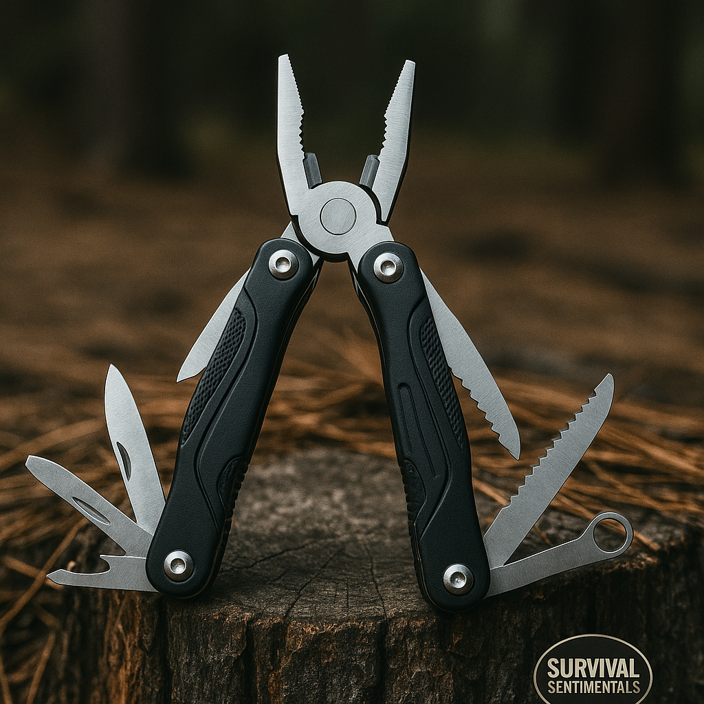 17-in-1 Multitool — Compact EDC Pliers, Knife, Saw & Screwdrivers (Rugged Stainless)