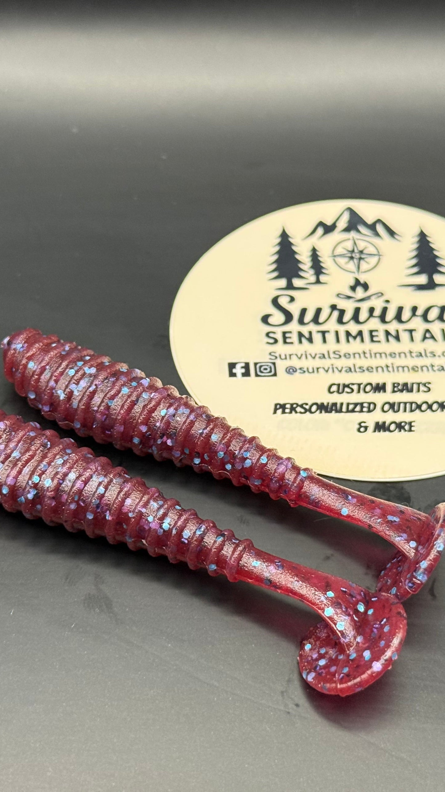 Paddle Tail (3") — Blueberry Jam - Soft Plastic Swimbait (10-Pack) - Bass Fishing Bait