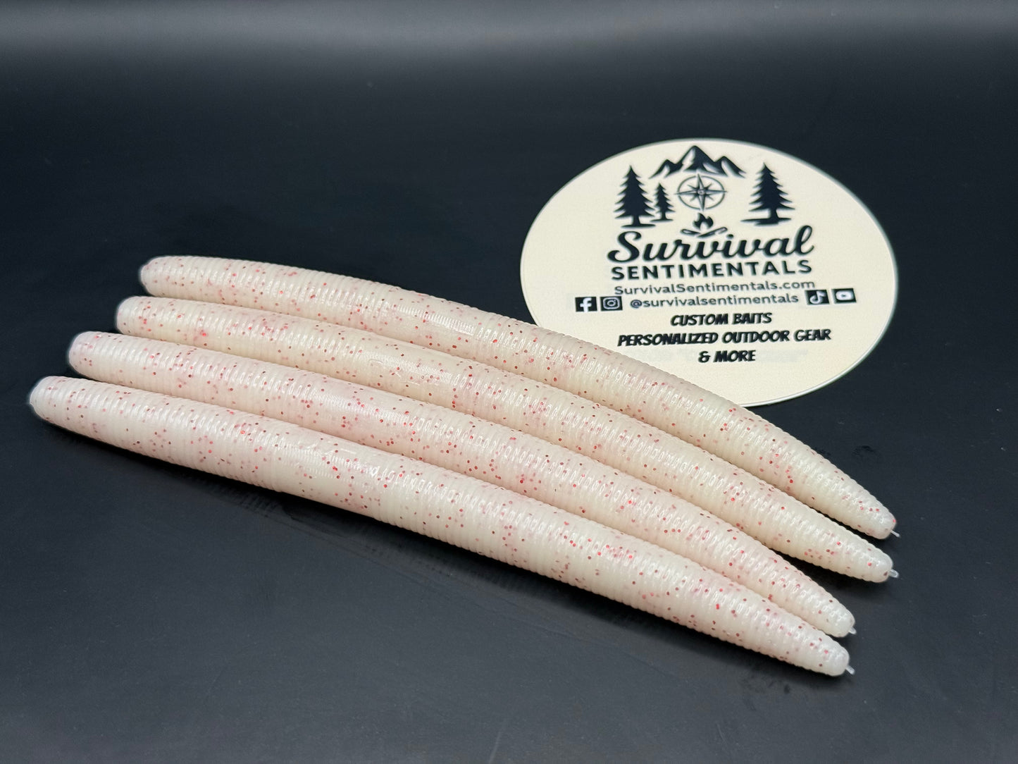 5" Stick Bait — (Single Colors) - Soft Plastic Bass Bait (8-Pack)
