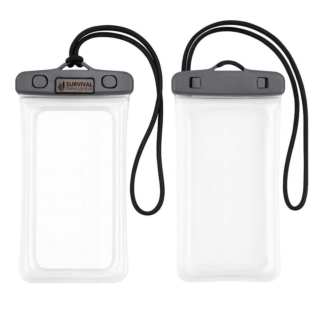 Waterproof Phone Pouch — Touchscreen Dry Bag with Lanyard (Kayak • Beach • Fishing)
