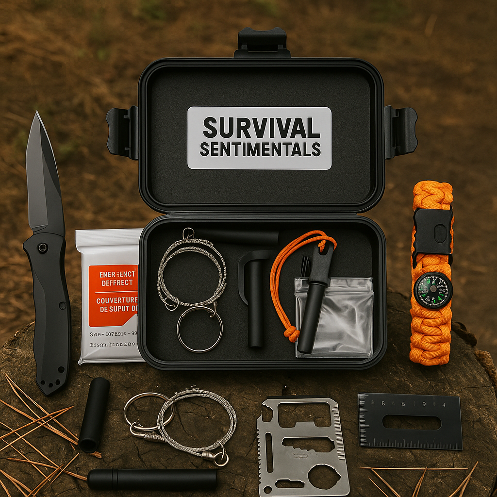 10-in-1 Survival Kit | Compact Emergency Essentials in a Rugged Waterproof Case