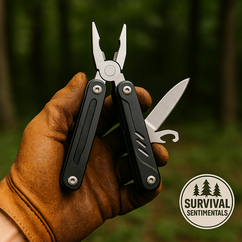 17-in-1 Multitool — Compact EDC Pliers, Knife, Saw & Screwdrivers (Rugged Stainless)