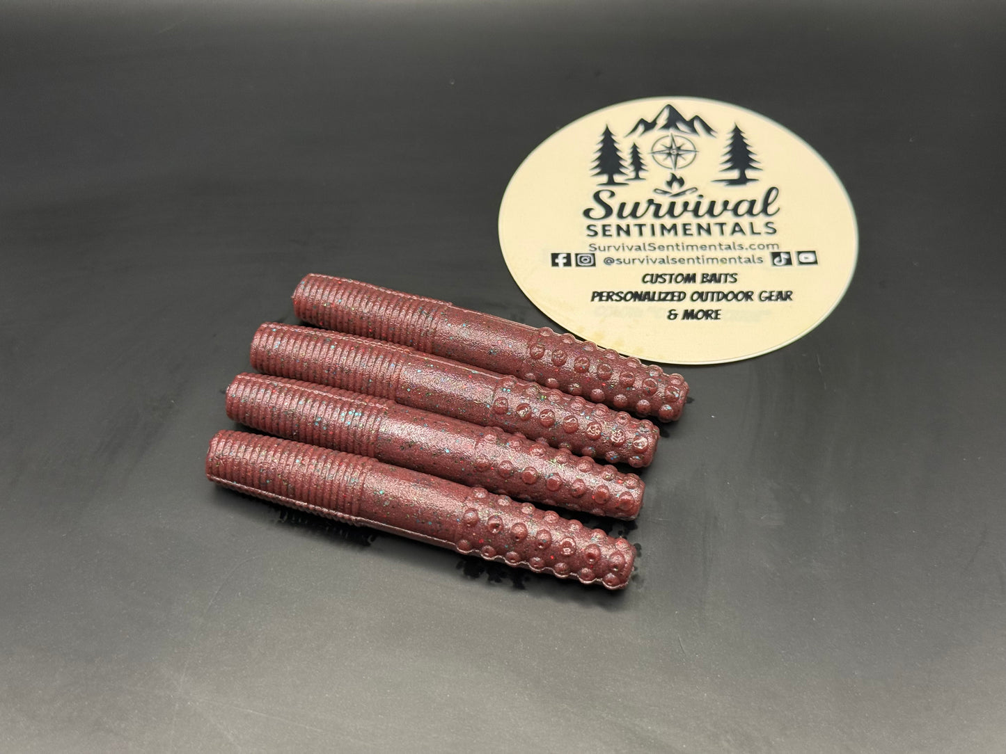 2.7" Ned Worms (8 Pack) | Hand-Injected Finesse Baits | Soft Plastics for Bass | Ned/Midwest Finesse